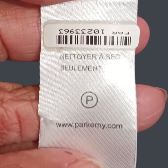 Parker Womens Floral Print  Long-Sleeve Blouse Tie Front Pink/black  Size Xsmall - Picture 13 of 14